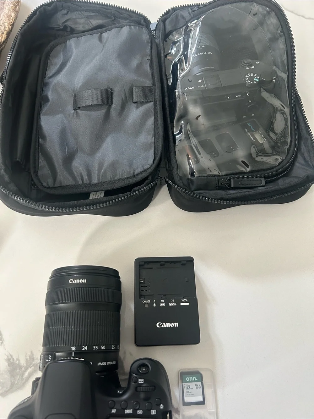 Canon Black DSLR EOS 70D, 18-135mm Zoom Lens (Black) with BOX. Free 32GB Card